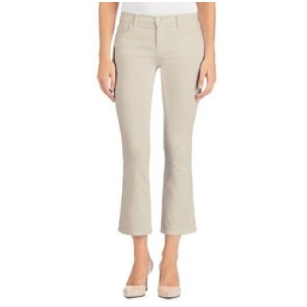 J Brand Selena Mid Rise Cropped Jeans - Sand _ Size 25
